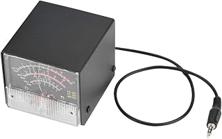 KUIDAMOS Medidor de potência, medidor de exibição fácil de operar, portátil, controle automático de nível de tensão, medidor de exibição para FT-857D e FT-897