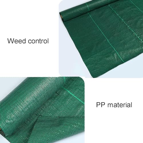 Geotextil, Unkrautvlies, Bodenbelag aus PP-Gewebe für den Garten zur Verwendung auf Terrassen, in Gärten und Blumenbeeten, Bodenbelagsmembran für die Landschaftsgestaltung (Größe: