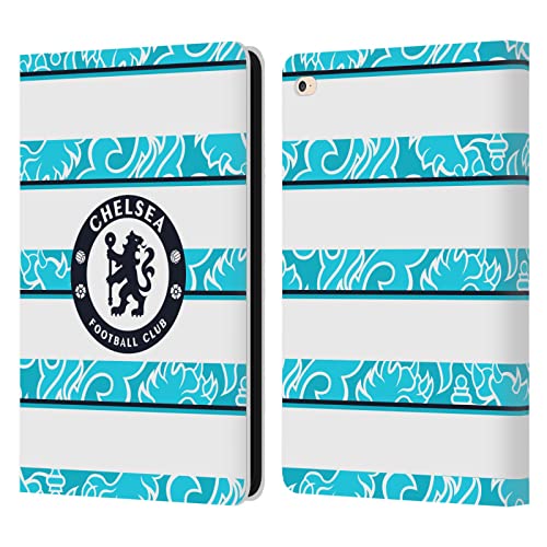 Head Case Designs Licenciado Oficialmente Chelsea Football Club Away Equipaciones 2022/23 Carcasa de Cuero Tipo Libro Compatible con Apple iPad Air 2 (2014)