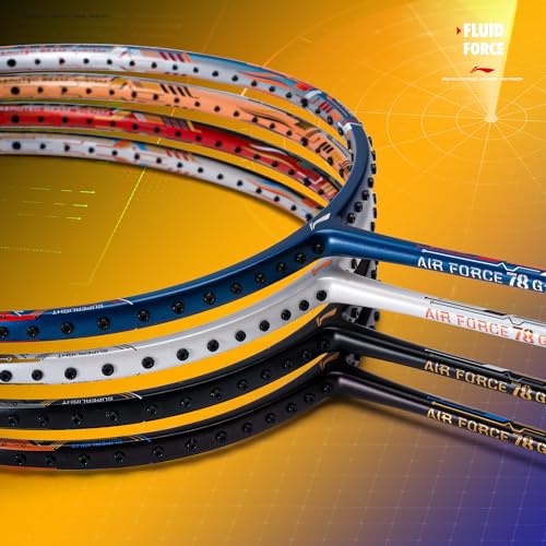 Image of Li-Ning Air Force G3 Badminton Racket with Full Cover | Max Tension : ≤30 lbs | Superlight Technology | Aerotec Beam | Dynamic Frame