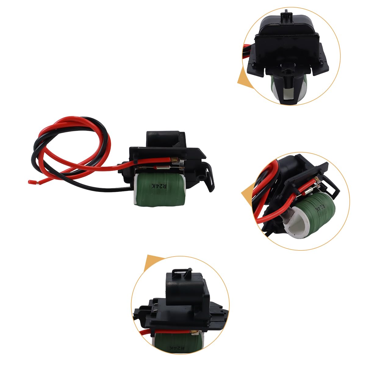 Qury Enfriador de refrigeración 3134503121 motor resistencia ventilador coche enfriador compatible con Cruze 2.0L Aveo T300