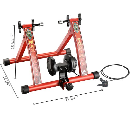 Rad Cycle Products Max Racer 7 Levels Of With Smooth Magnetic Resistance Bicycle Trainer Allows You To Work Out With Your Bike #TOP6