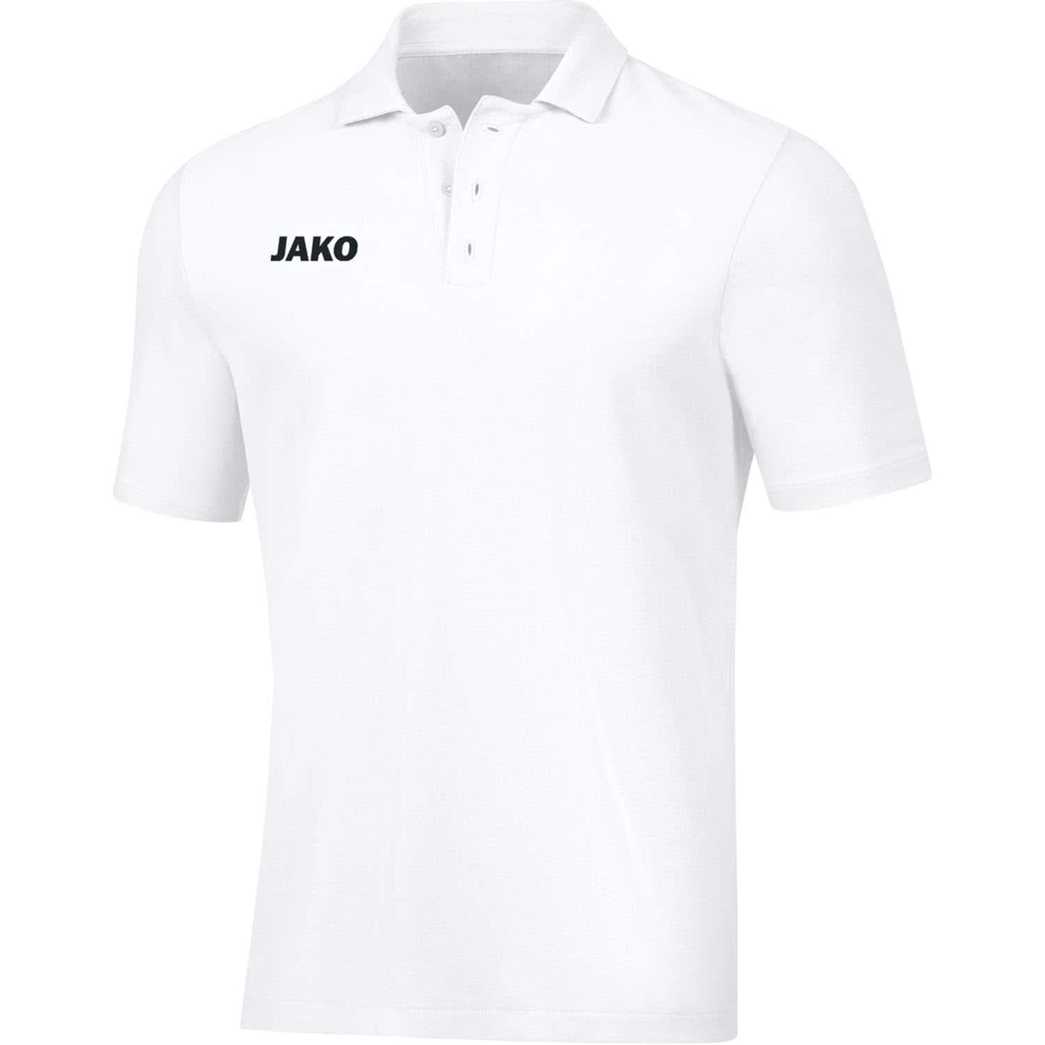 JAKO Women's Base Polos, White, 44
