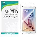 Galaxy S6 Screen Protector [Military-Grade] RinoGear Premium HD Invisible Clear Shield w/ Lifetime Replacements
