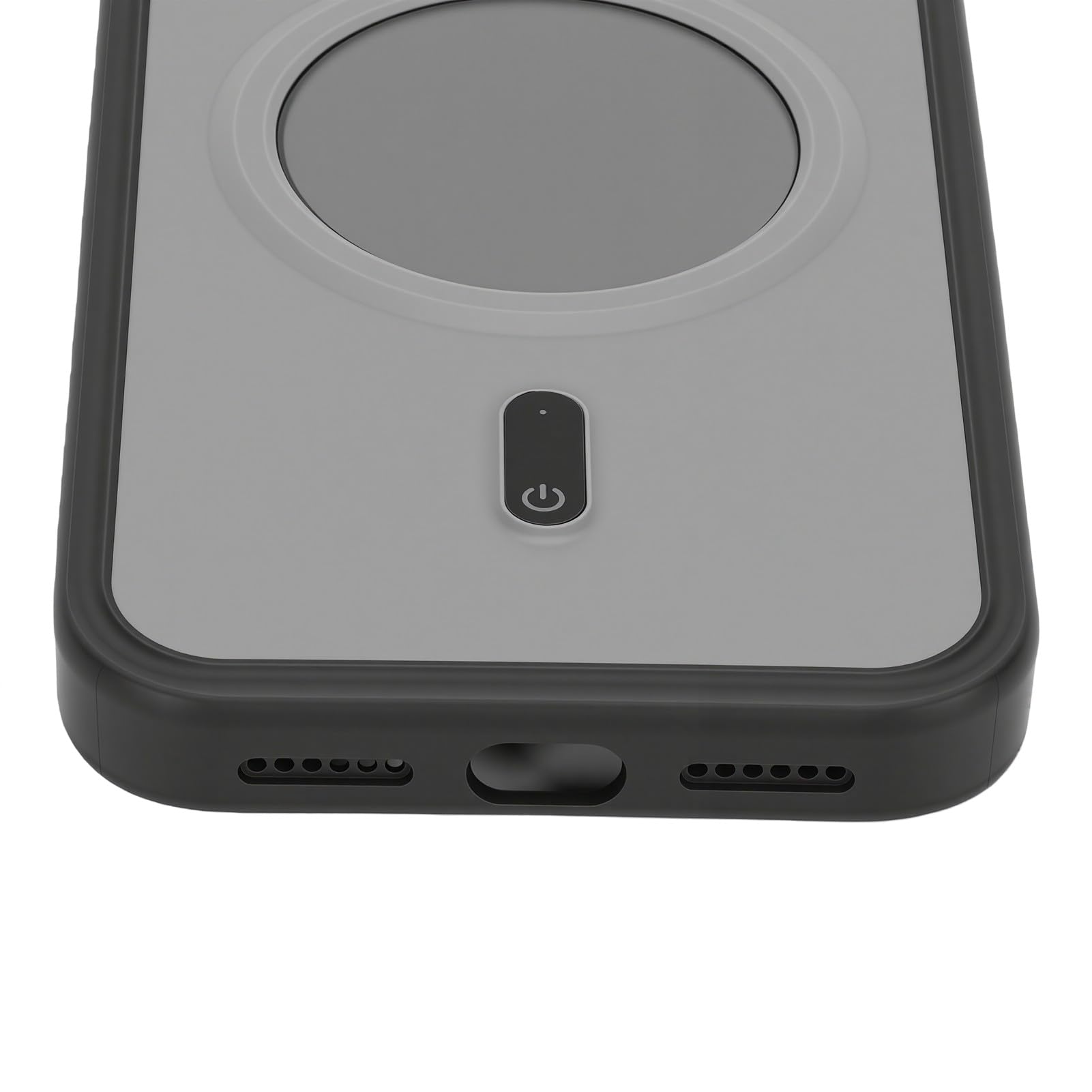 Funda para Teléfono con Pantalla Inteligente de 1,85 Pulgadas para iOS 17 Pro MAX, Funda Móvil con Sincronización de Pantalla HD, Notificaciones en Tiempo Real, Carga Inversa, Reloj