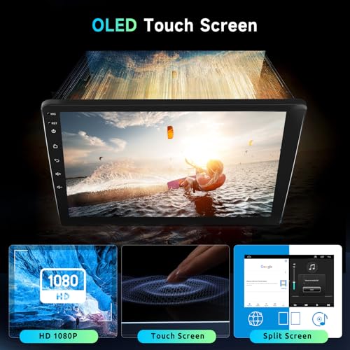 Image of Podofo 8 Core 8+128G Android Car Radio Stereo for Honda Civic 2006-2011 with Wireless Carplay Android Auto, 10.1 inch QLED Touch Screen, WiFi /4G, GPS, DSP /Hi-Res, AM /FM, Bluetooth 5.0, Backup Camera
