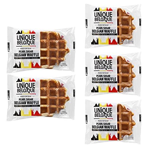 Authentic Imported Pearl Sugar Belgian Waffles (Traditional, [2x] 100g and [3x] 55g Waffles)