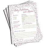 Baby Predictions and Advice - Pink Heart (50-cards)