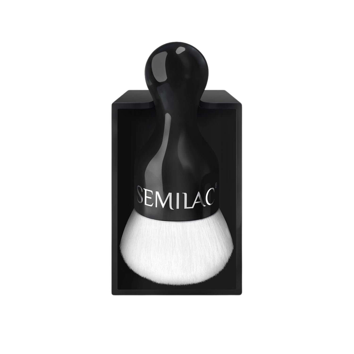 SEMILAC SLAC06221 Brocha Con Soporte Semilac - Dust Brush for Adults, Built for Daily Beauty and Care