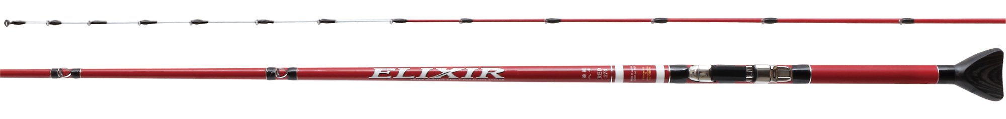 Amazon | 宇崎日新 ロッド エリクシア 並継ヘチ RED 2402 | Uzaki