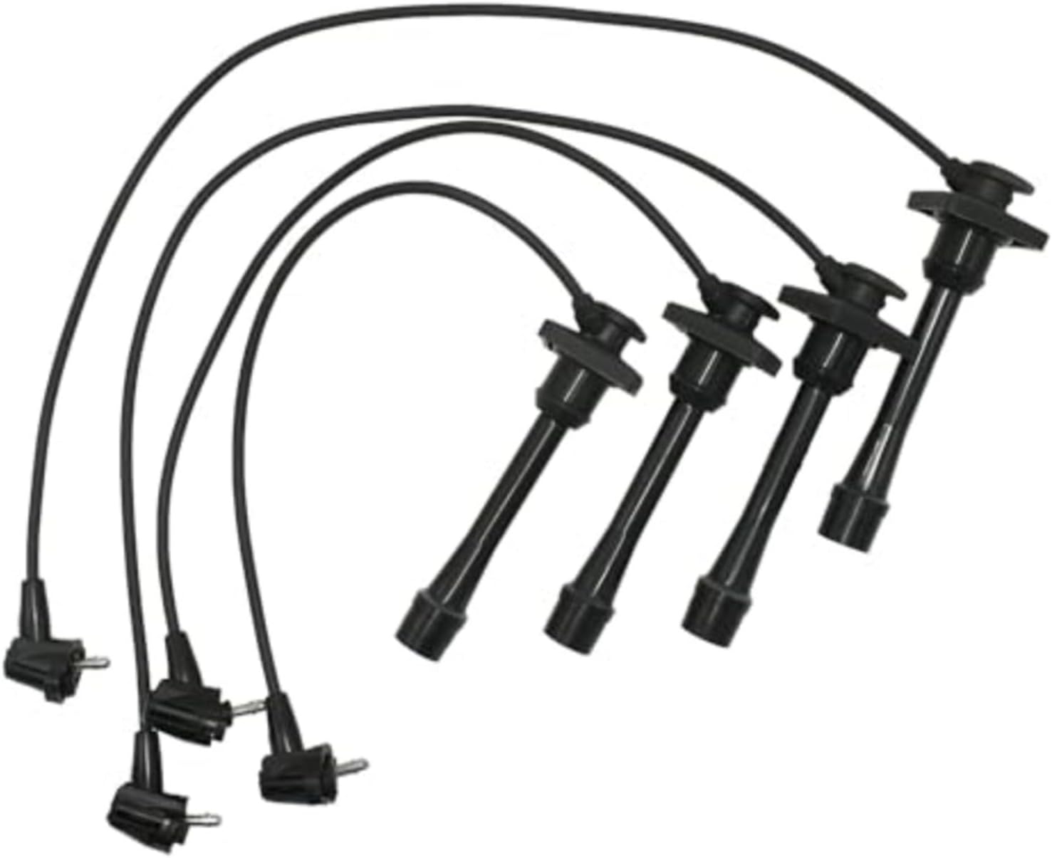 4X Spark Plugs Ignition Cable 90919-22327 9091922327 Fit For Toyota Corolla 1.6L 1.8L 1993-1997