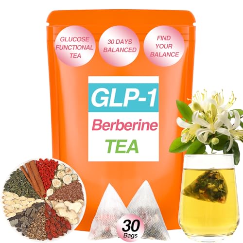 GLP-1 Berberine Tea - Glucose Functional Tea with Ceylon Cinnamon...