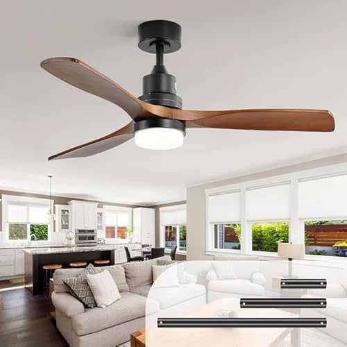CACI Mall 52 Inch Ceiling Fans with Lights and Remote,