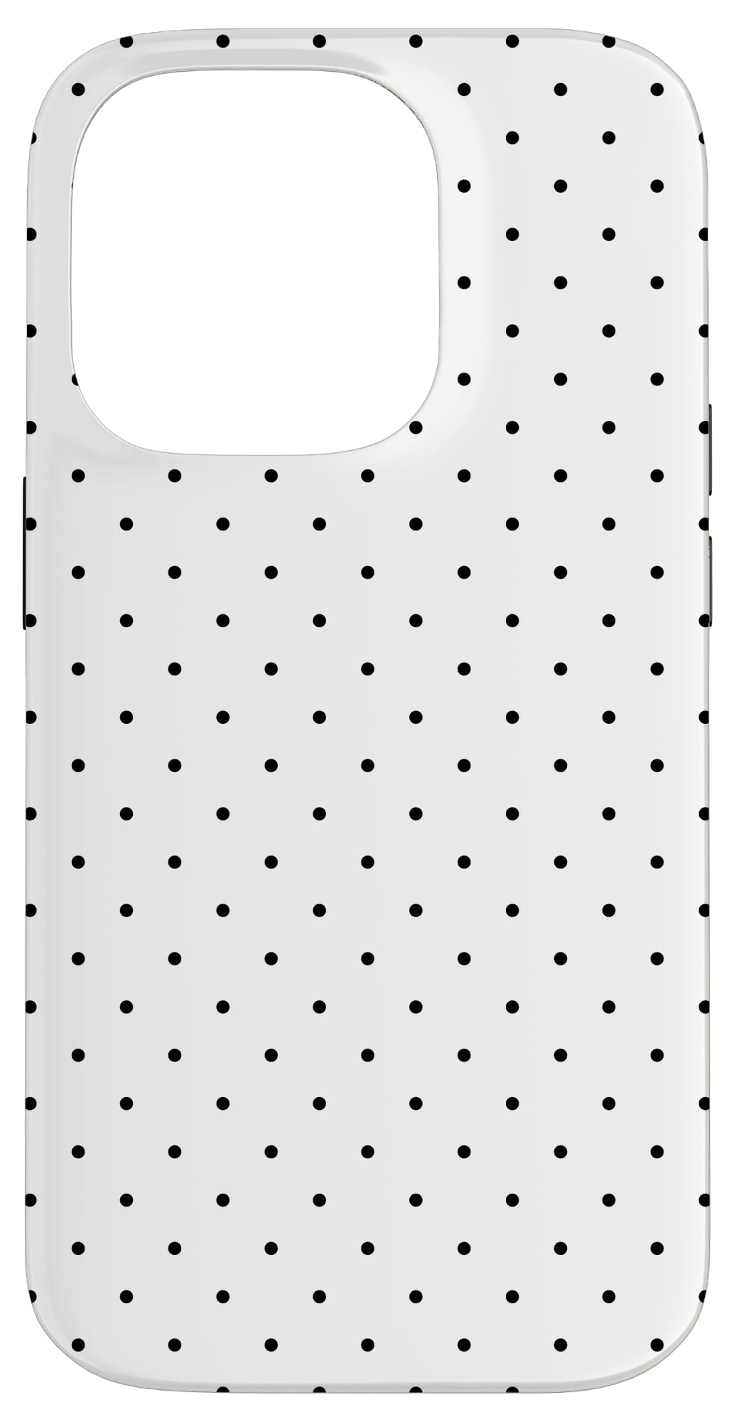 iPhone 14 Pro Boho Tiny Polka Dot Rockabilly Cute Black and White Polkadot Case