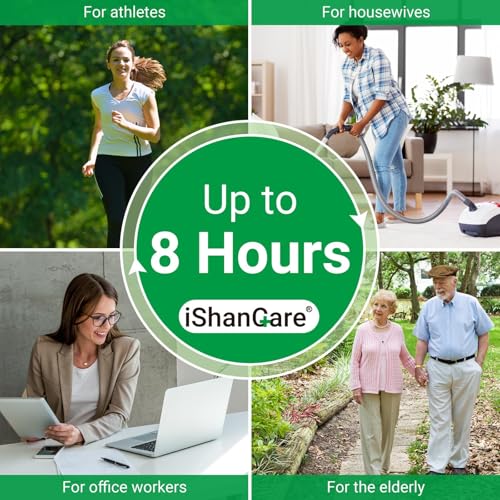 Image of ishancare Back Patches, 24 Count Long Lasting Heat Patches, 8 Hour Deep Hot for Knee, Back, Neck, Shoulder, Muscle, Joint
