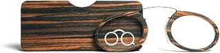 DR. B's Readers® Wooden Bamboo Nose Clip Reading Glasses for Men & Women with Matching Pod Case Portable Glasses Price In India