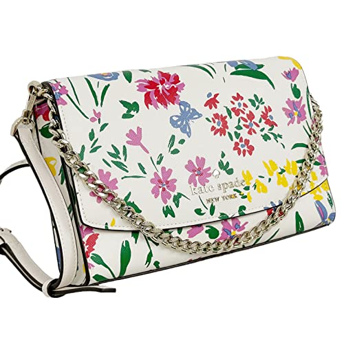 Kate Spade Carson Convertible Chain Crossbody Shoulder Bag Floral Garden Bouquet #TOP2