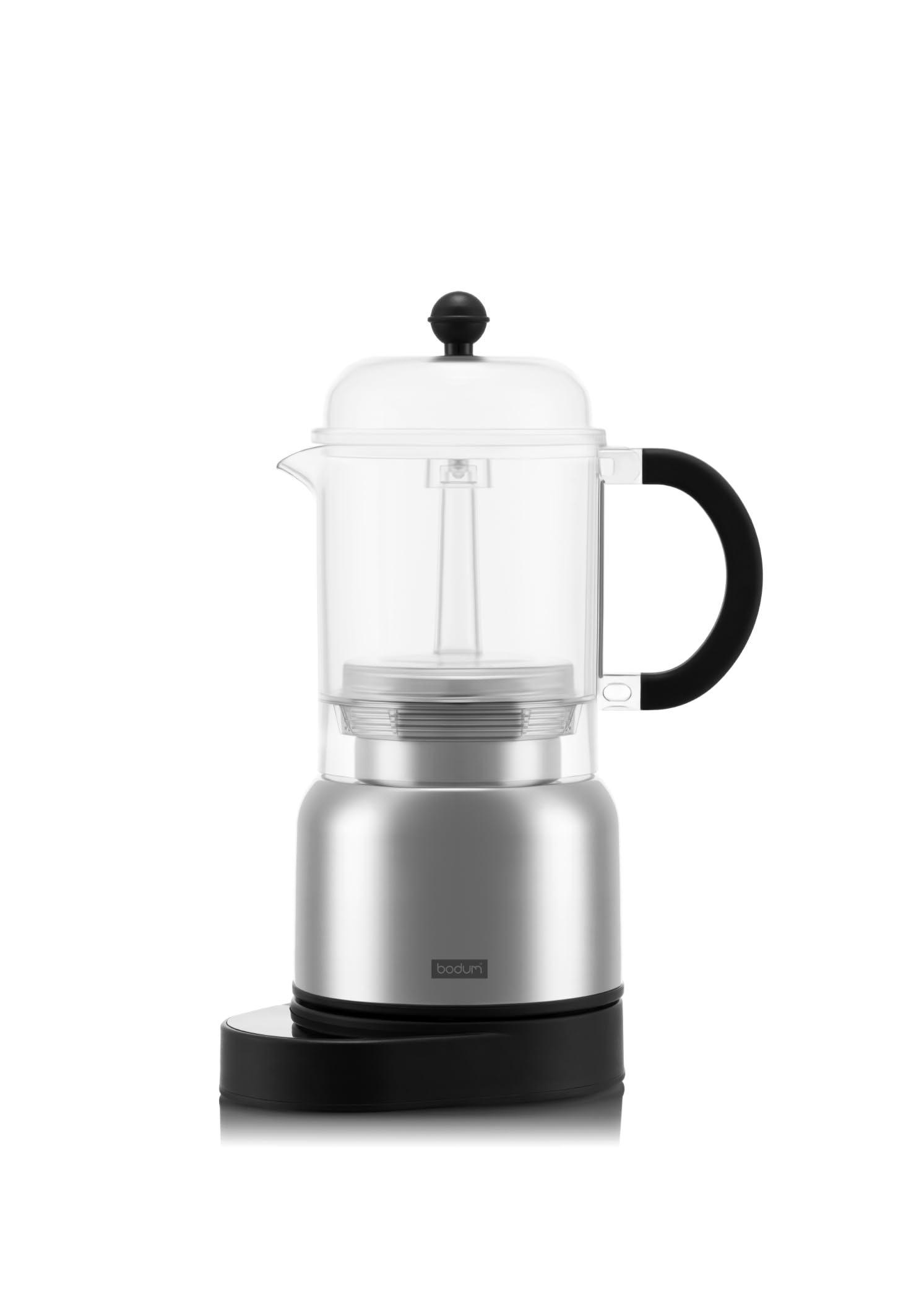 Bodum 17oz Chambord Electric Espresso Coffee Maker, Plastic Carafe w/Wi-Fi Control & Programmable Timer, Polished Stainless Steel