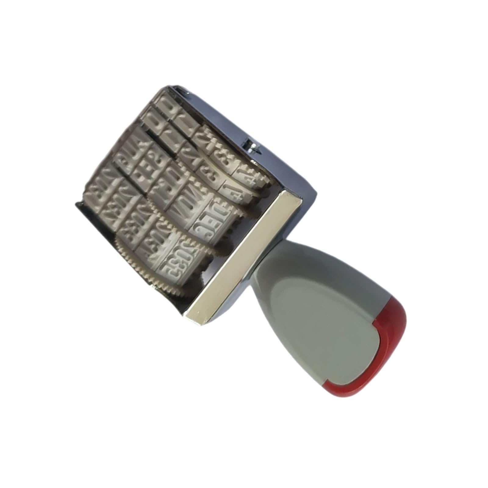 English/Spanish/French Date Stamp Number Adjustable Digits Inking Dater for Multifunctional