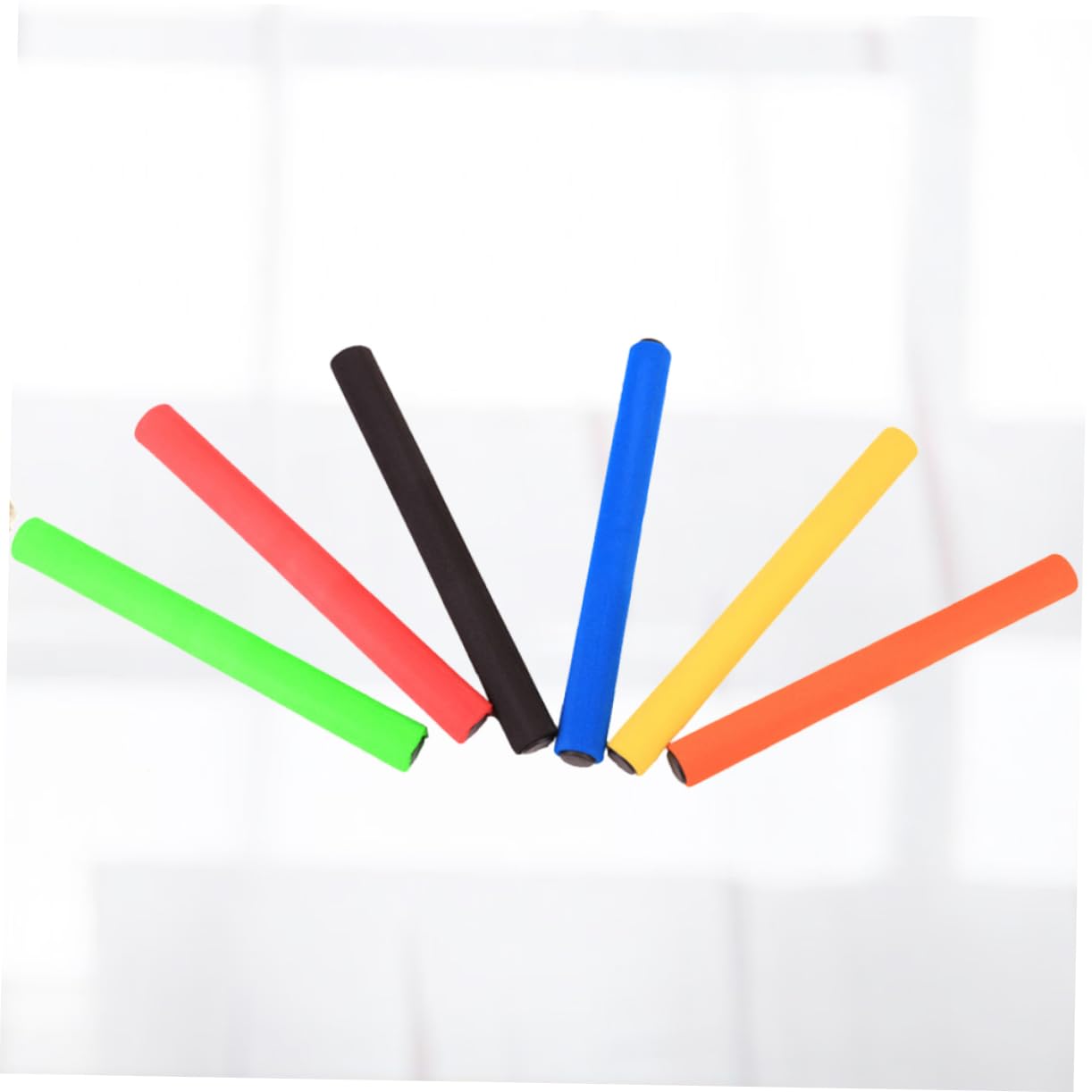 Kisangel 6pcs Slip Sponge Relay Relay Race Games Kit for Kids Adults Track Set Bright Colors for School Sports
