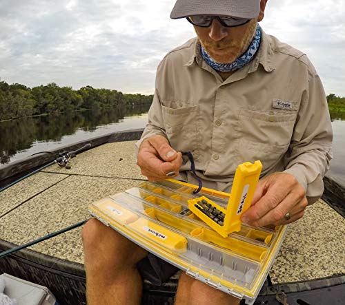 Image of Plano Edge Terminal Medium Weight Retainer | Designed to complement Edge 3600 & 3700 Tackle Boxes for Customized Storage, Yellow