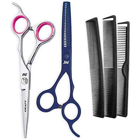 JW Shears & Thinner Combo R Series - Barber & Hair Cutting Scissors Cover