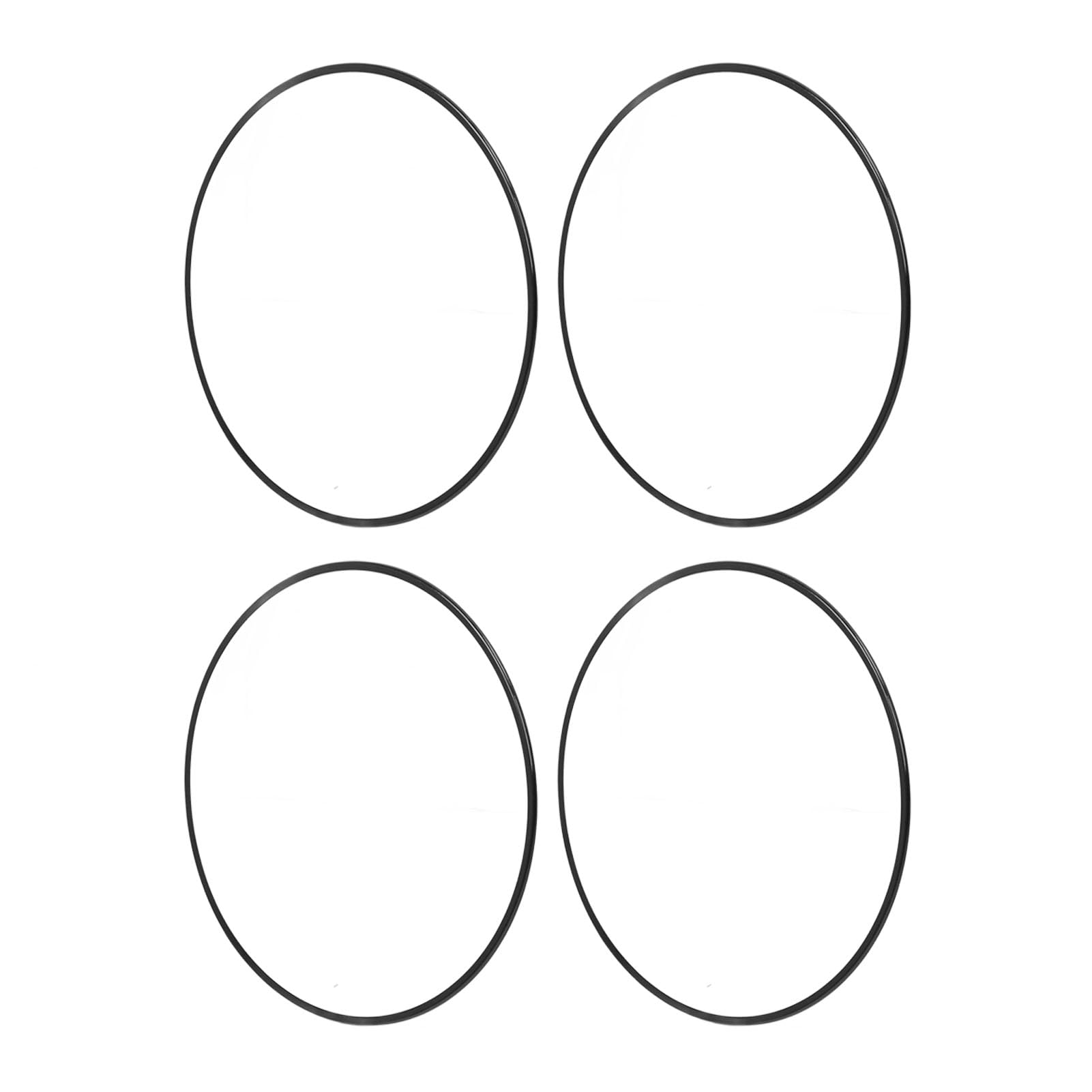 4Pcs 21 Inch Wheel Rim Protector Ring Aluminum Alloy Anti Scratch Collision Proof Self Adhesive Wheel Rim Guard Trim Ring for Cars Black