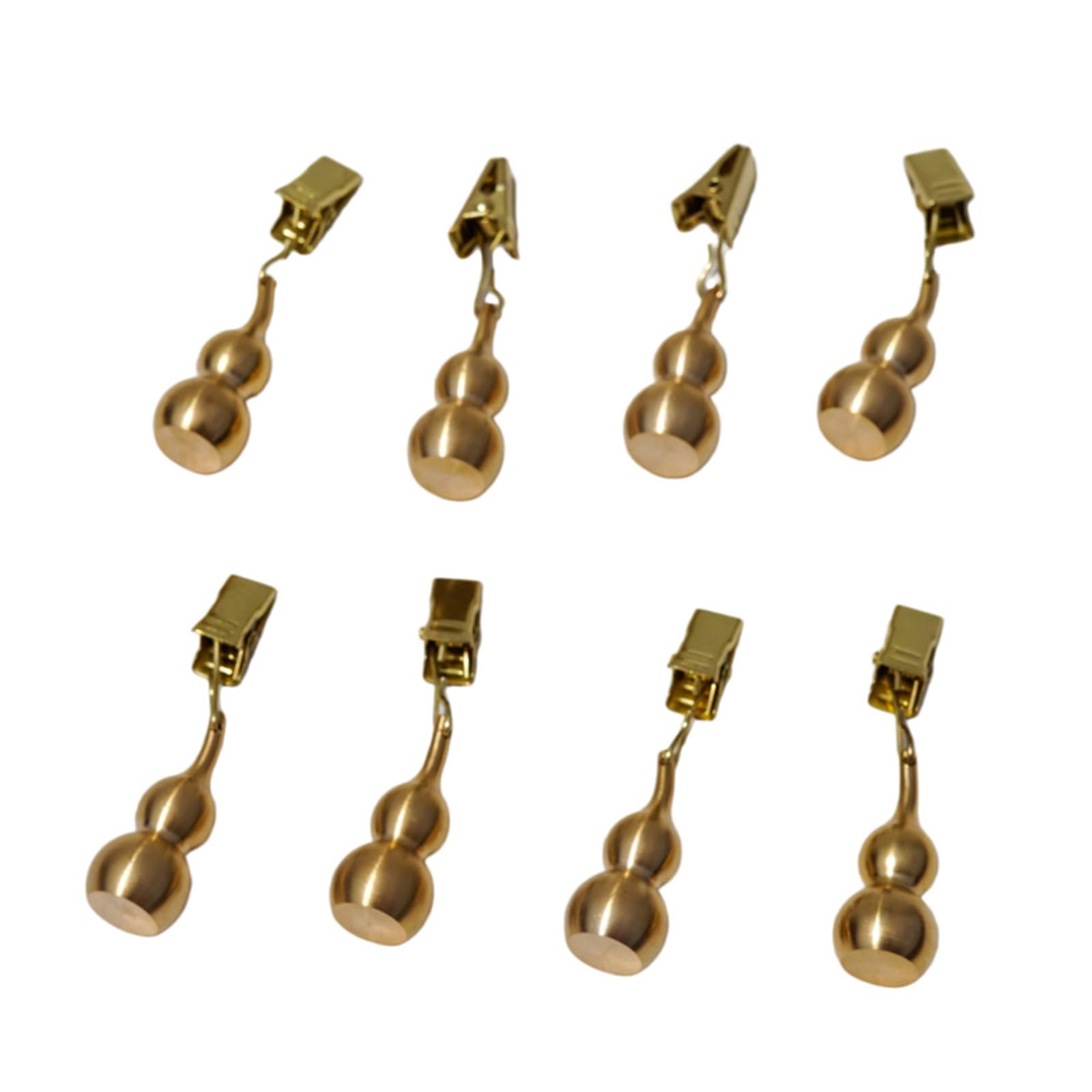 Mekalero 8Pcs Sturdy Copper Tablecloth Clip Designed for Stability and Aesthetic Appeal Decorative Table Holders