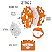 CMT ORANGE TOOLS 230.312.08 DADO Set Saw Blade HW D=8” B=5/8” Z12 FTG+ATB Orange PTFE