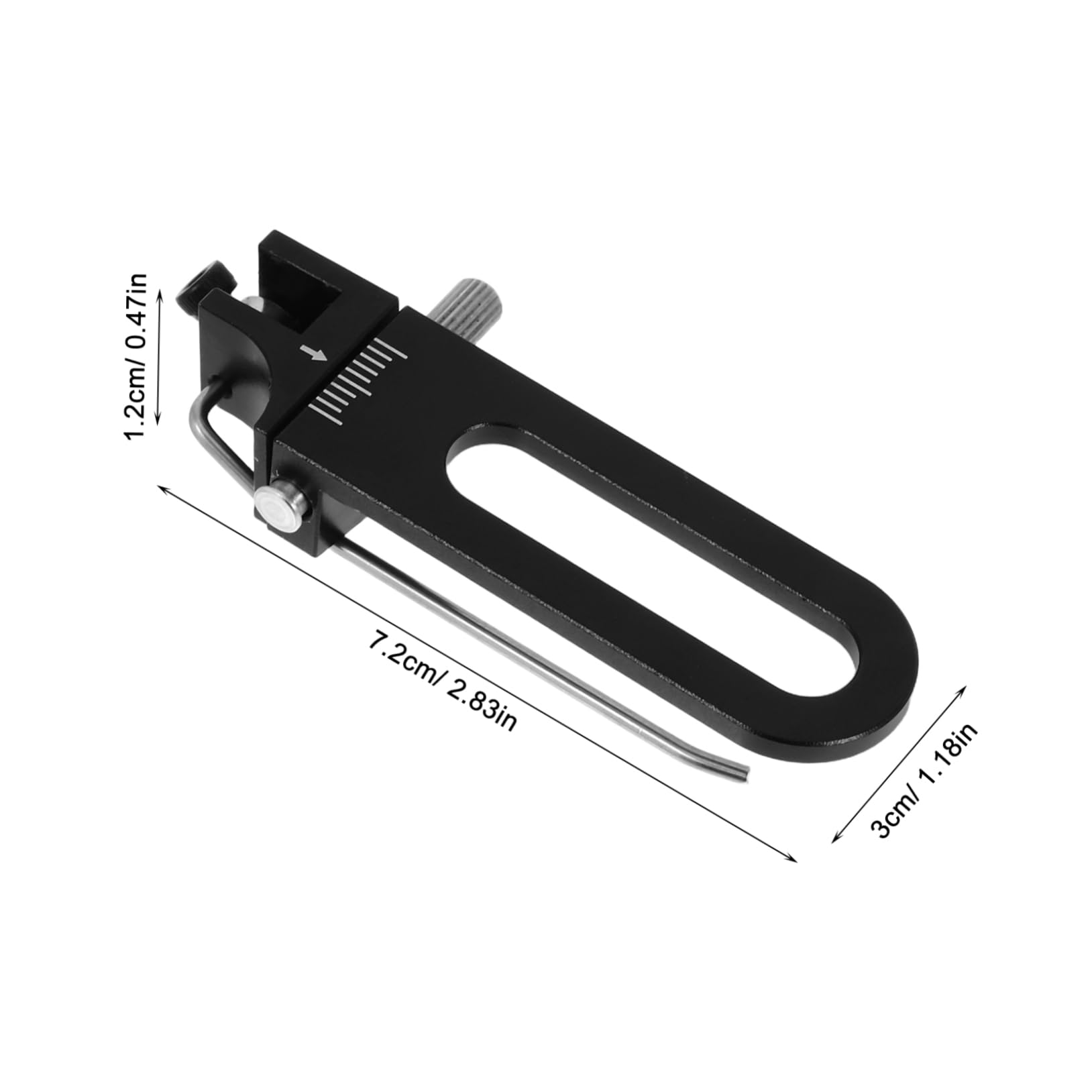 ARTSEWPLY Aluminum Arrow Rest for Bows Micro Stand for Precision Shooting Stable Platform Accessory for Various Bow Types and Target Practice