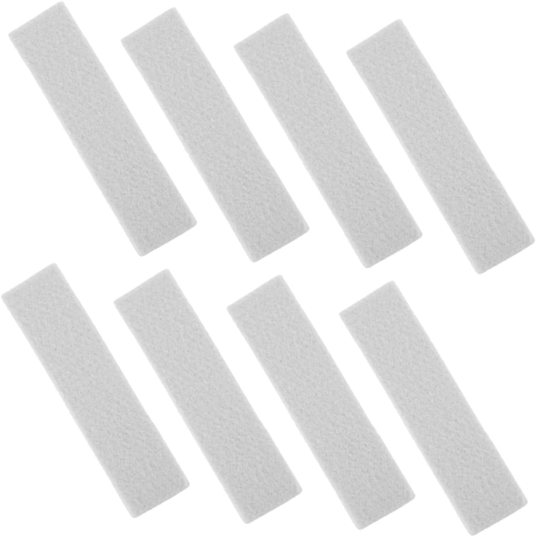 8pcs Exercise Bike Brake Pads Durable Felt Material Non Slip Brake Blocks for Indoor Cycling Easy Installation Enhance Braking Performance Compatible with Exercise Bikes