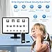 Optical Elite Digital Visual Acuity Eye Chart,4K Visual Acuity Tester for TV/Monitor, No PC Needed,Auto Randomize & Mirror Modes, Plug & Play Portable Vision Testing Kit,RF Fluorescent Remote Used