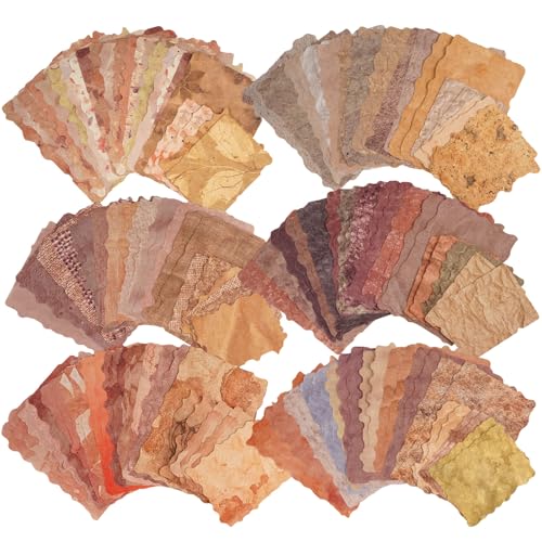 168 Feuilles Vintage Stickers Scrapbooking Papier, 8.4 x 12.4 cm Stickers Journaling, Scrapbooking Materiel, Fait Main Autocollants Décoratifs pour Albums,...