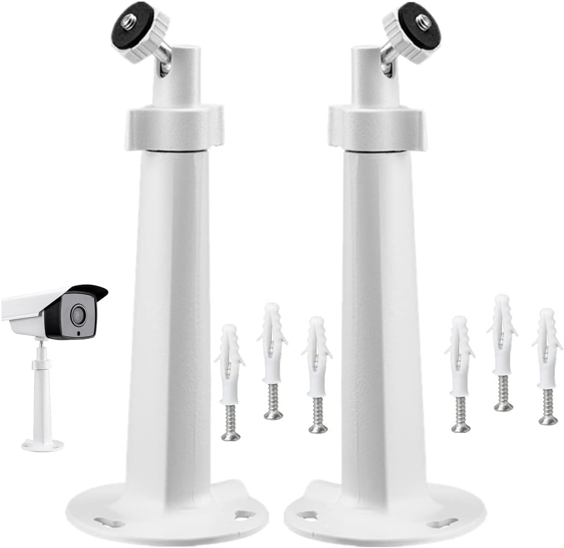 Security Camera Universal Mounting Bracket, Wall Ceiling Mounts Stand Holder Bracket Adjustable Compatible with Wireless Arlo Pro Security for CCTV Surveillance Camera