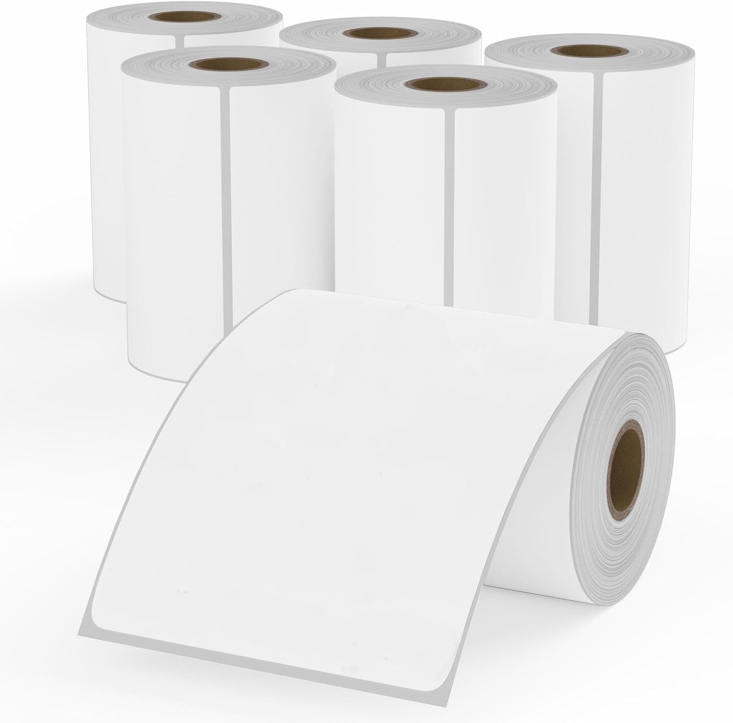 Etichette per spedizione termica diretta vuote 4x6 per Zebra 2844 Zp-450 Zp-500 Zp-505,250/Roll, totale 6 rotoli