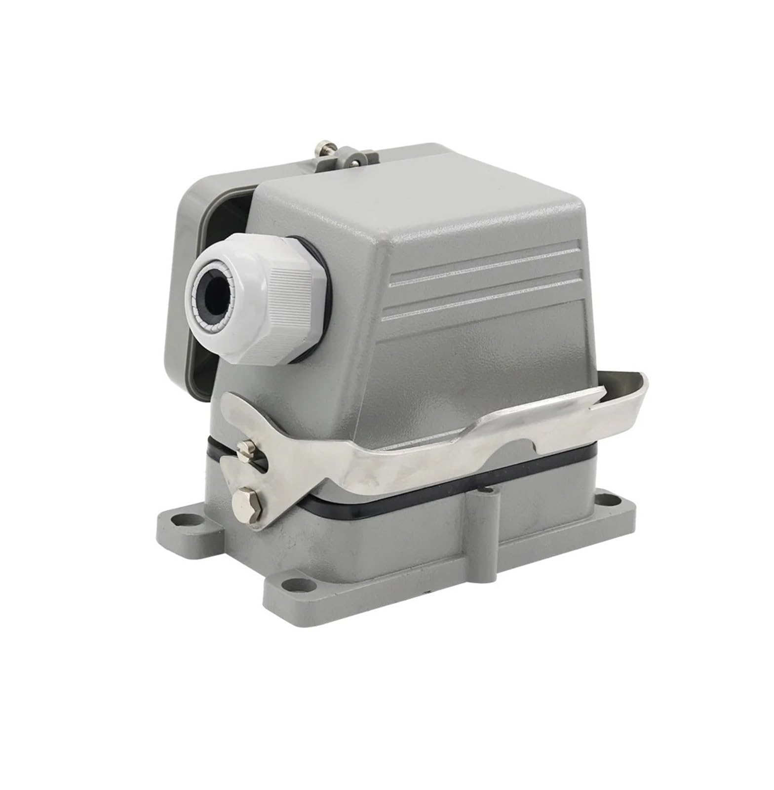 Conector industrial de 48 núcleos HDC-HE-048 rectangular impermeable de 16A para aviación 7