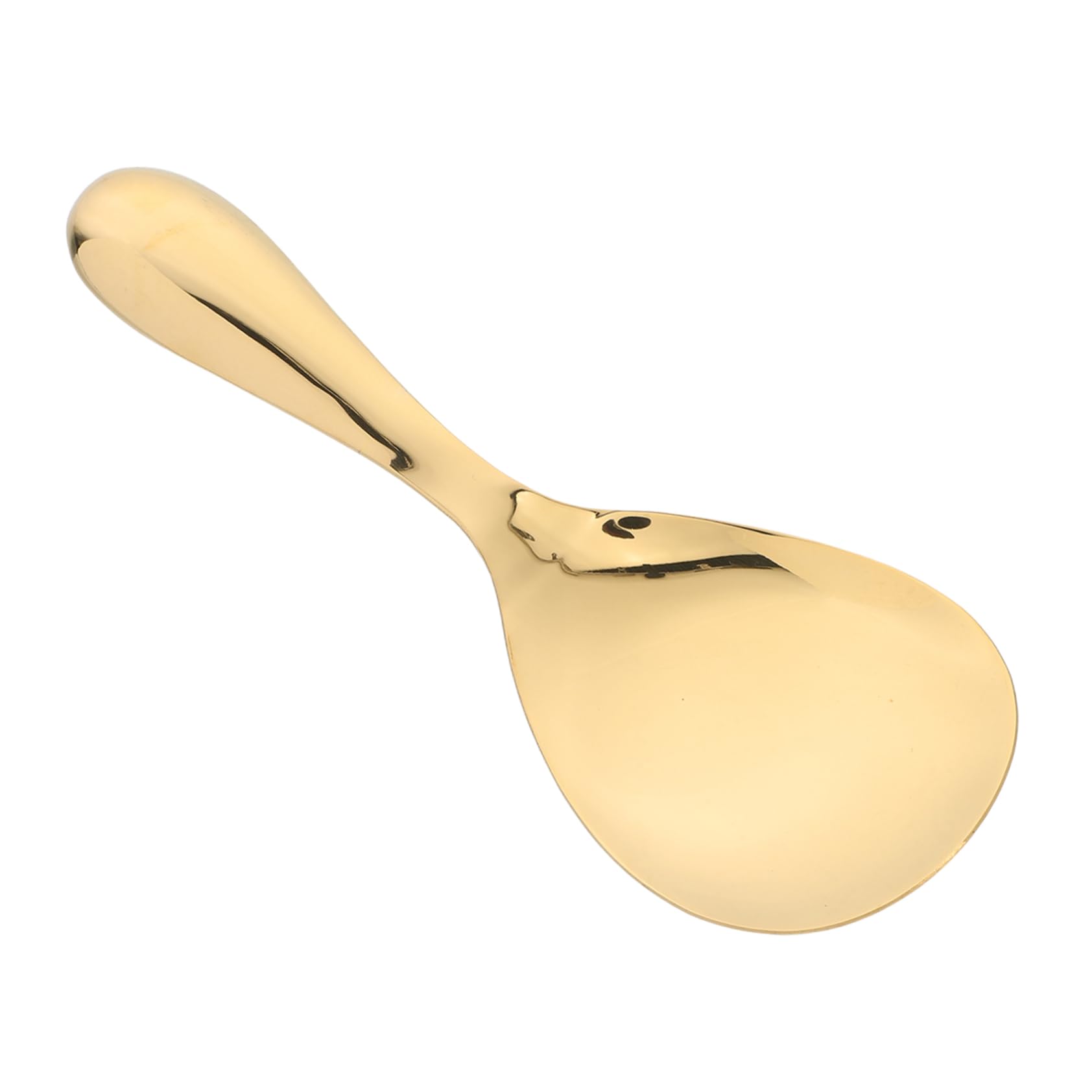 BRIGHTFUFU Stainless Steel Rice Serving Spoon Thickened Kitchen Utensil for Easy Serving Practical Use Elegant Finish Ergonomic Design for Comfort