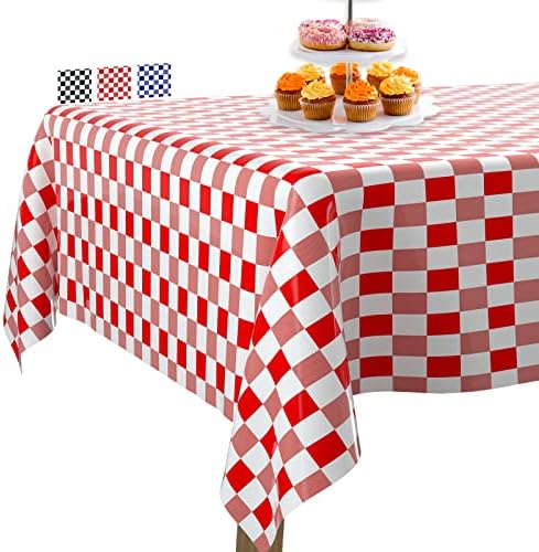 PartyWoo Silver Foil Tablecloth, 54 x 108 Inch Rectangle Party Tablecloth, Foil Tablecloth for 6 to 8 Foot Table, Metallic Table Cover, Plastic Table Cloth, Waterproof for Birthday Wedding (1 PACK)