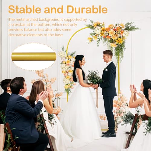 Arche de mariage stable 1,8M en métal contre le vent décoration