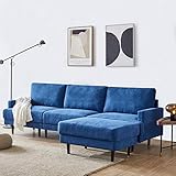 Spezifikation: Polsterecke, davorstehend: Longchair links und 3-Sitzer Sofa mit Bettfunktion (Fünf Farben passen zum Raum) rechts / Inklusive 3 x Kopfteilverstellung. Die detaillierte Größe ist in der Abbildung dargestellt