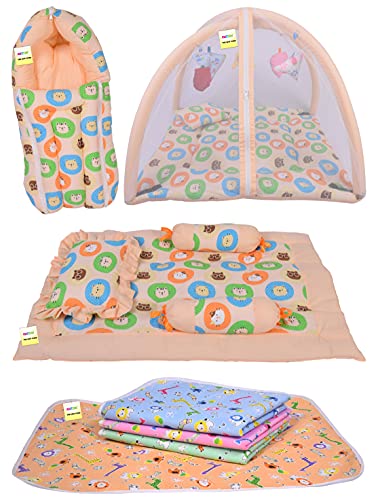 Image of Kwitchy Baby Bedding Set for New Born Essential Combo (0-6 Months) (4PCS Set)
