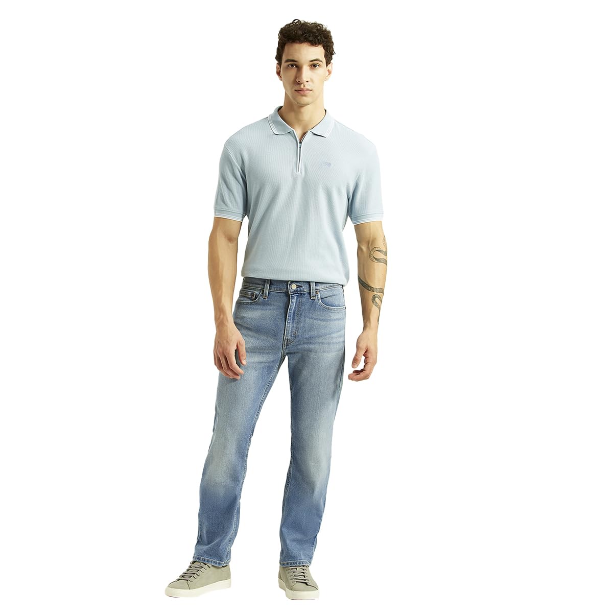 Levi's Men's 513 Light-Blue Slim Straight Fit Mid Rise Jeans - Review, Price and Buying Guide