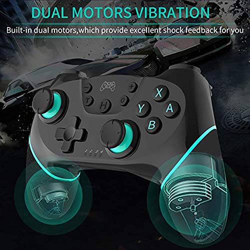 DishyKooker Wireless-Bluetooth Game Joystick Controller with 6-Axis Handle 1 Quick response