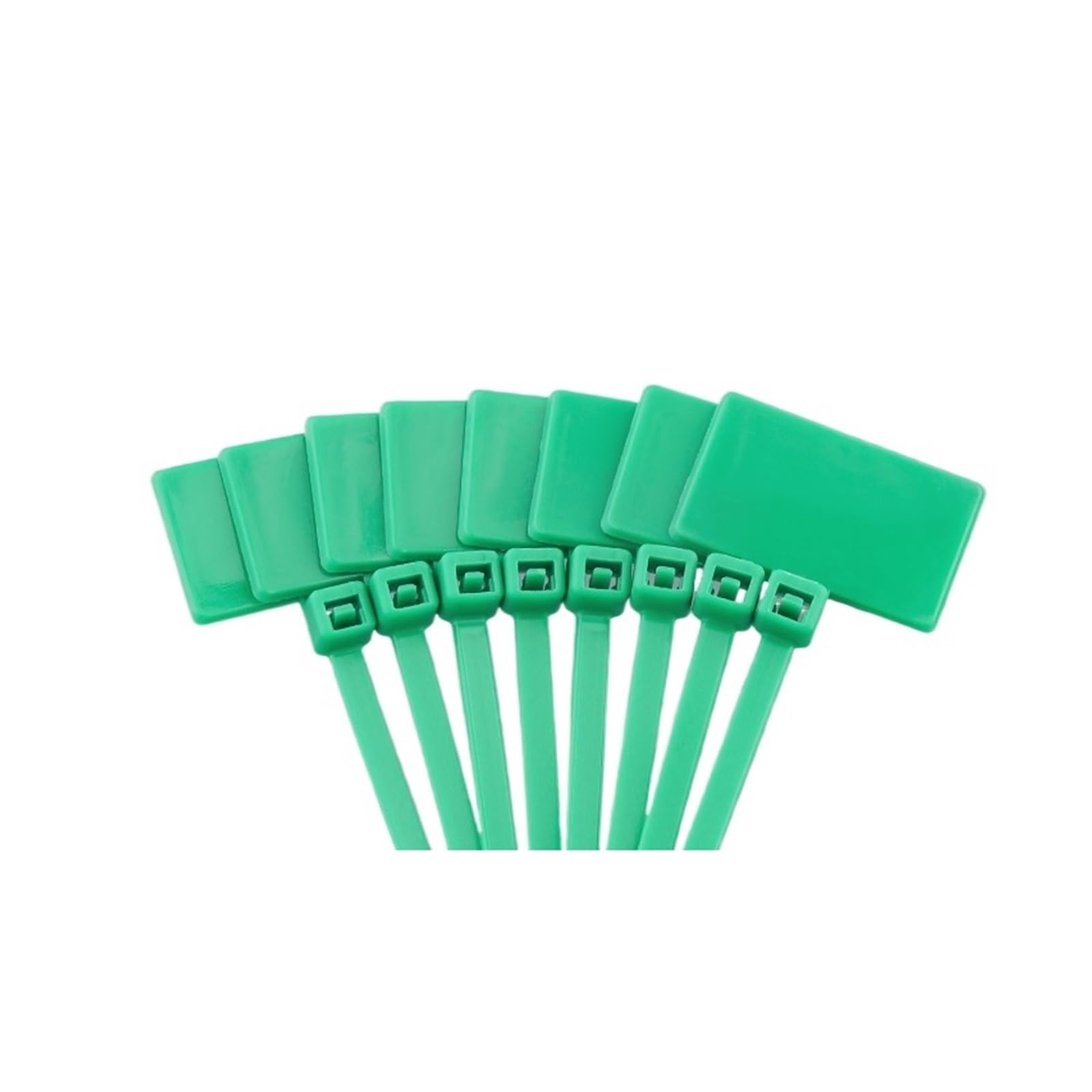 Cable Zip Tie Wire Zip Ties Self-Locking Plastic, Cable Tag Labels Self-Locking Ties 100PCS Multicolor 4x150mm(Green)