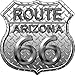 Route 66 Diamond Arizona Metal Novelty Highway Shield HS-469