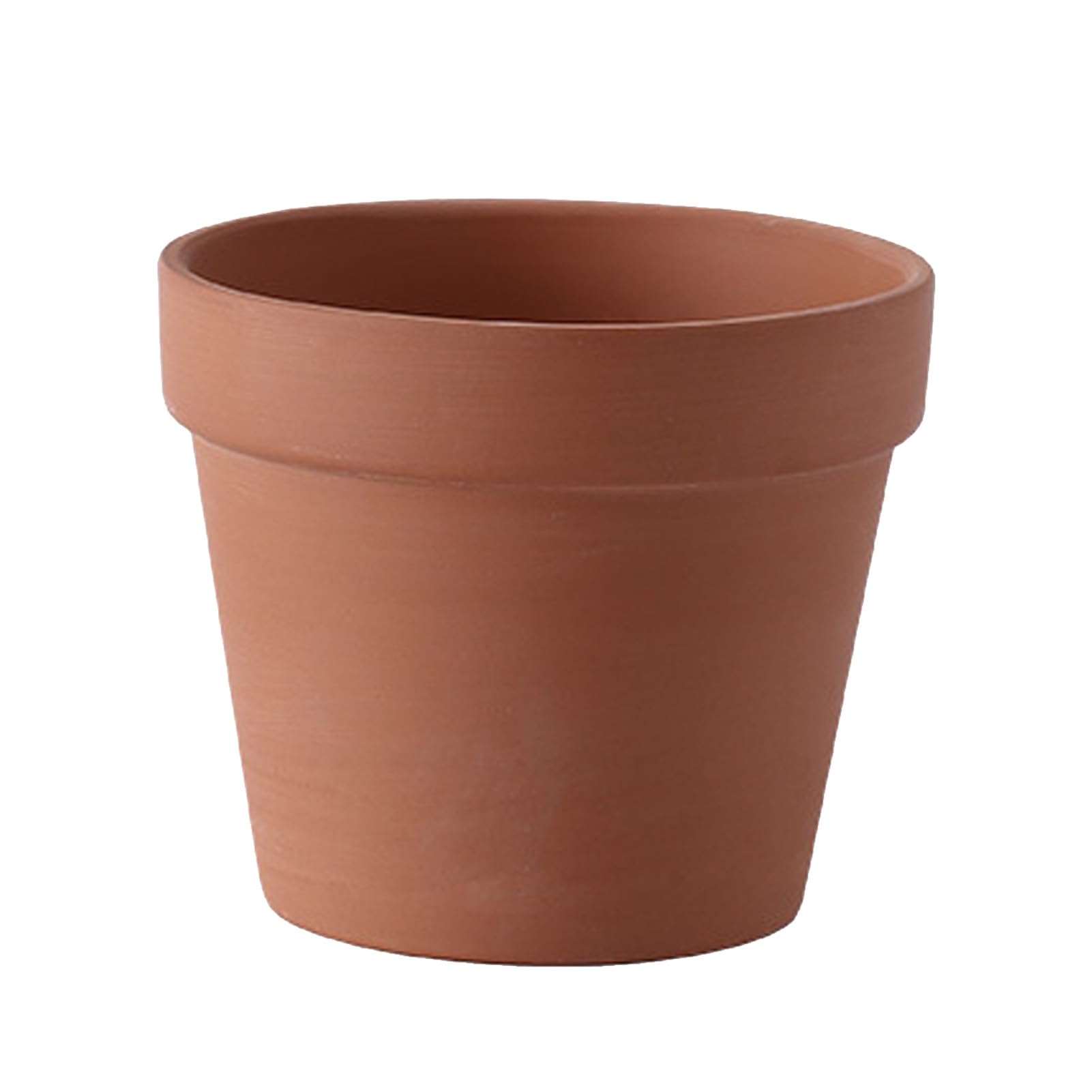 matumou Flowerpot, Clay Plant Pot with Drainage Hole, Porous Planter for Indoor Outdoor Plants Succulents Cacti Herbs