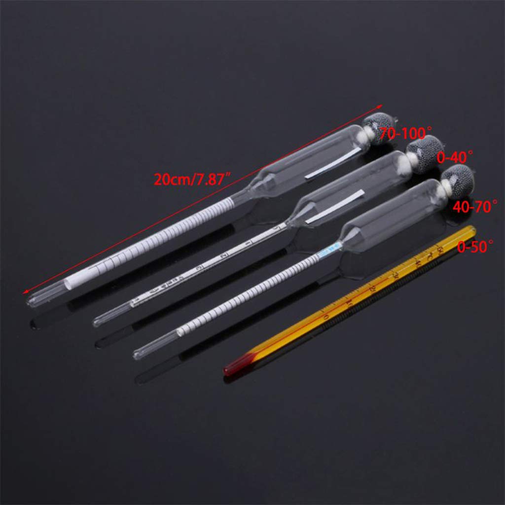 Densimetro Per Vino E Birra - Set Con Idrometro E Contenitore Per Misurazione - Foto 5