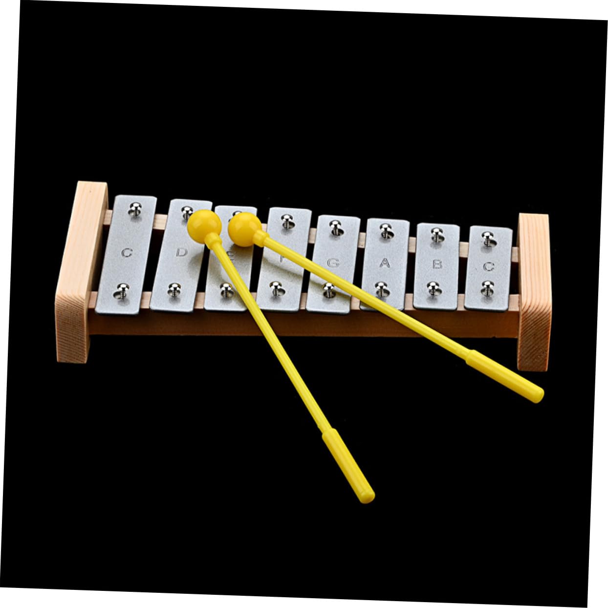 Hemobllo Xilofono Legno Ragazzo Ragazza Strumento Musicale Giocattolo Percussioni per Ragazzo Ragazza Colori Vivaci Suono Coordinazione Occhio Mano