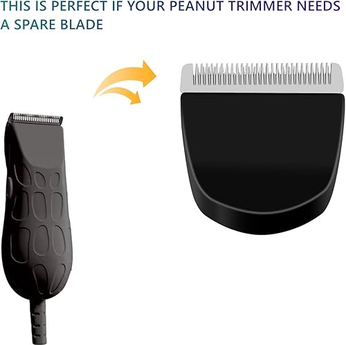 Miniatura 3 de Paquete de 2 cuchillas de repuesto profesionales para cortadora de cacahuete #2068-300, compatibles con cortadora de pelo Wahl Peanut