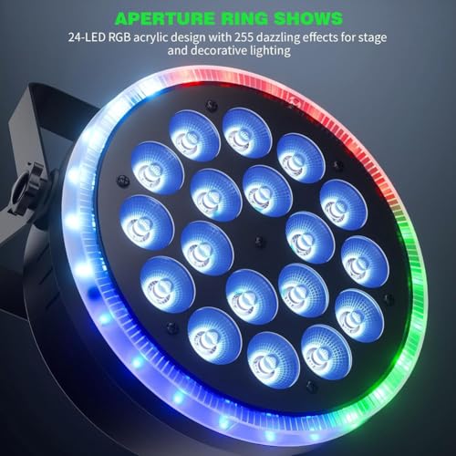 Lumières de scène LED RGBW faciles à transporter pour vos événements